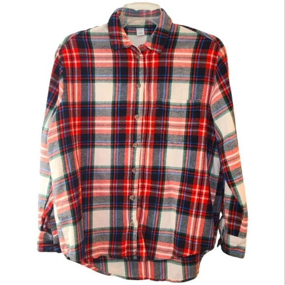 Old Navy Tops - Old Navy Flannel Cotton Button Down Shirt